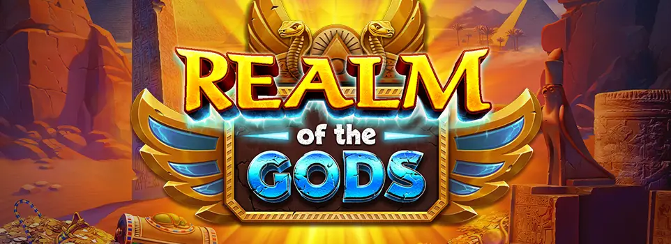 Unlock ancient secrets with Realm of the Gods on Café Casino. Enjoy features like Random Wilds, Horus Wheel, and transformative Free Spins!